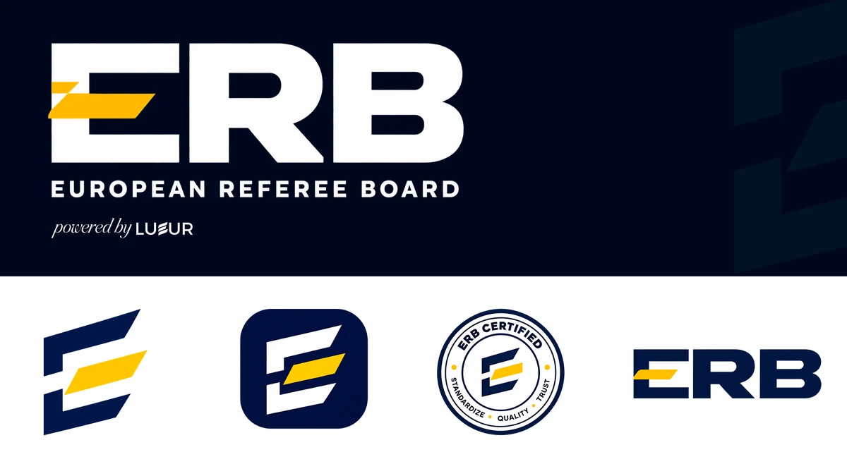 Painel de identidade visual da ERB, powered by Lueur